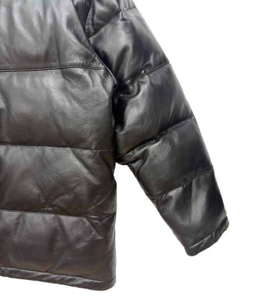 AVIREX（アヴィレックス）AVIREX (アヴィレックス) レザーダウンジャケット ブラック サイズ:Lの古着・服飾アイテム