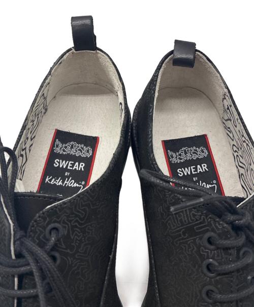 SWEAR（スウェア）SWEAR (スウェア) Keith Haring (キースヘリング) レースアップシューズ ブラック サイズ:SIZE 41の古着・服飾アイテム