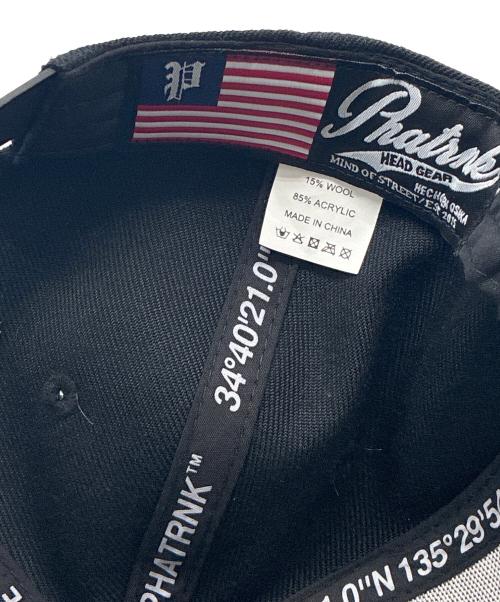 PHATRNK（ファットランク）PHATRNK (ファットランク) HECHO EN OSAKA キャップ ブラックの古着・服飾アイテム
