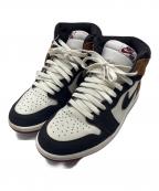 NIKEナイキ）の古着「Air Jordan 1 Retro High OG Love Letter SHADOW BROWN/TEAM RED-LT BRITISH TAN」｜ブラウン×ホワイト