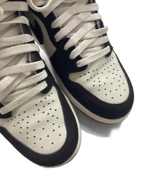 NIKE（ナイキ）NIKE (ナイキ) Air Jordan 1 Retro High OG Love Letter SHADOW BROWN/TEAM RED-LT BRITISH TAN ブラウン×ホワイト サイズ:US8.5の古着・服飾アイテム