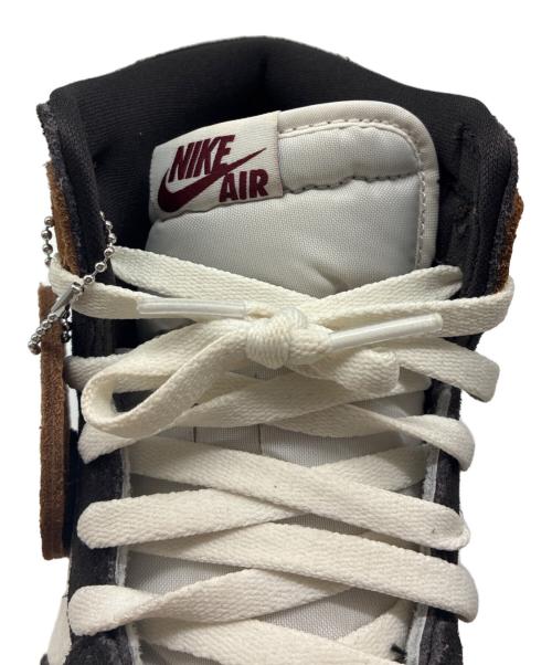 NIKE（ナイキ）NIKE (ナイキ) Air Jordan 1 Retro High OG Love Letter SHADOW BROWN/TEAM RED-LT BRITISH TAN ブラウン×ホワイト サイズ:US8.5の古着・服飾アイテム