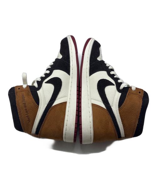 NIKE（ナイキ）NIKE (ナイキ) Air Jordan 1 Retro High OG Love Letter SHADOW BROWN/TEAM RED-LT BRITISH TAN ブラウン×ホワイト サイズ:US8.5の古着・服飾アイテム