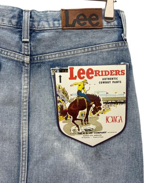 LEE（リー）LEE (リー) KOWGA (コウガ) ダメージレギュラースカート by KOWGA ブルー サイズ:Sの古着・服飾アイテム