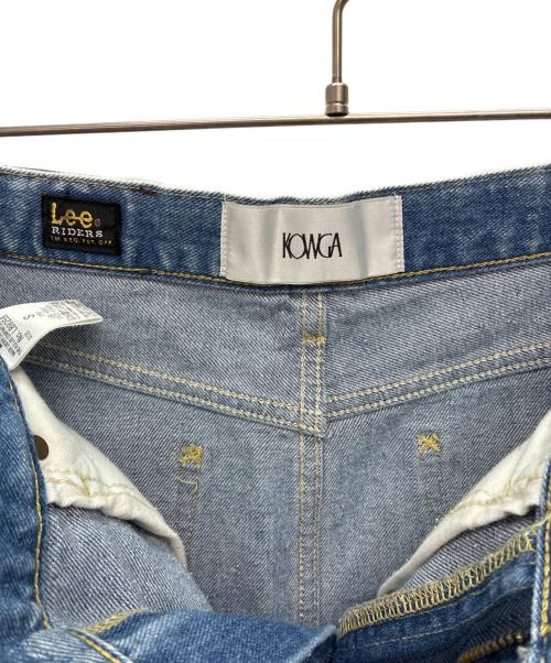 LEE（リー）LEE (リー) KOWGA (コウガ) ダメージレギュラースカート by KOWGA ブルー サイズ:Sの古着・服飾アイテム