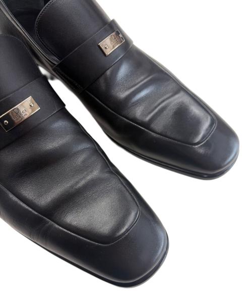 GUCCI（グッチ）GUCCI (グッチ) ローファー ブラック サイズ:41の古着・服飾アイテム