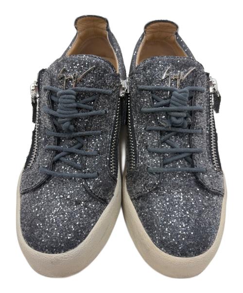 GIUSEPPE ZANOTTI（ジュゼッペザノッティ）GIUSEPPE ZANOTTI (ジュゼッペザノッティ) Gail グリッタースニーカー グレー サイズ:24cmの古着・服飾アイテム