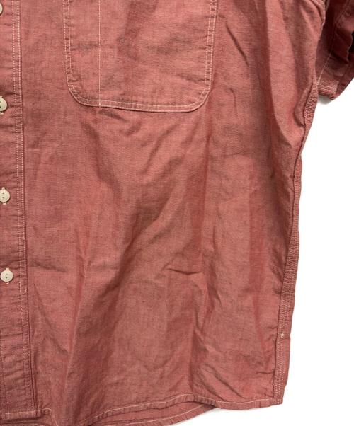 RRL（ダブルアールエル）RRL (ダブルアールエル) ショートスリーブシャンブレーシャツ ピンク サイズ:XXLの古着・服飾アイテム