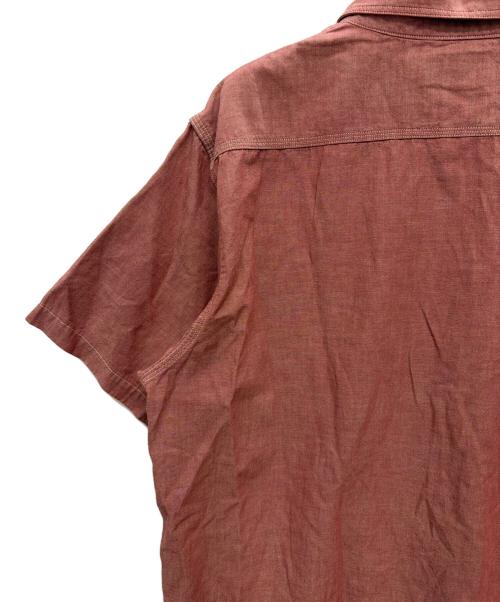 RRL（ダブルアールエル）RRL (ダブルアールエル) ショートスリーブシャンブレーシャツ ピンク サイズ:XXLの古着・服飾アイテム