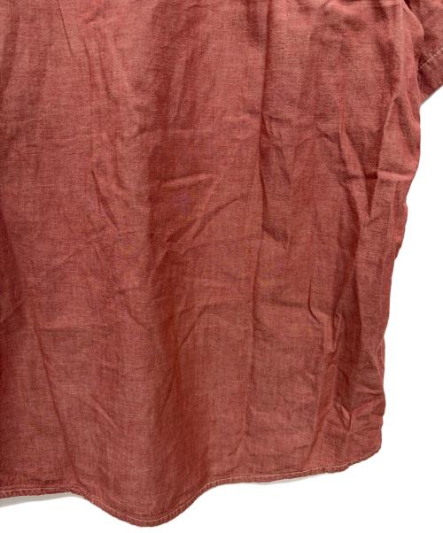 RRL（ダブルアールエル）RRL (ダブルアールエル) ショートスリーブシャンブレーシャツ ピンク サイズ:XXLの古着・服飾アイテム