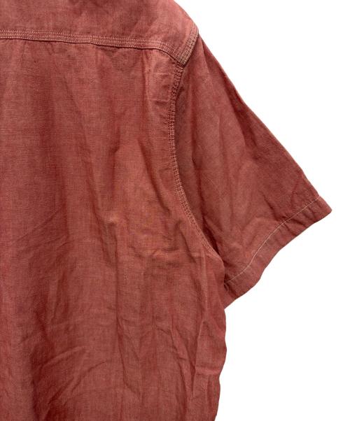 RRL（ダブルアールエル）RRL (ダブルアールエル) ショートスリーブシャンブレーシャツ ピンク サイズ:XXLの古着・服飾アイテム