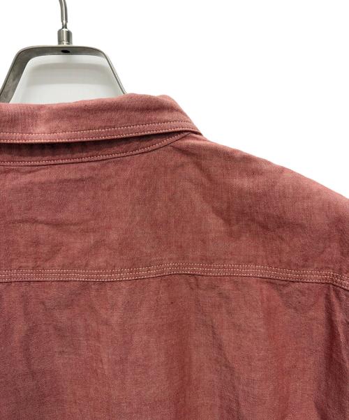 RRL（ダブルアールエル）RRL (ダブルアールエル) ショートスリーブシャンブレーシャツ ピンク サイズ:XXLの古着・服飾アイテム