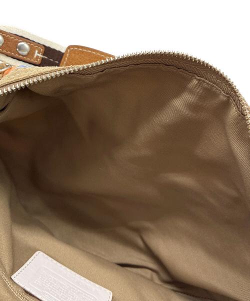 COACH（コーチ）COACH (コーチ) シグネチャー パッチワーク ワンショルダーバッグ ホワイトマルチの古着・服飾アイテム