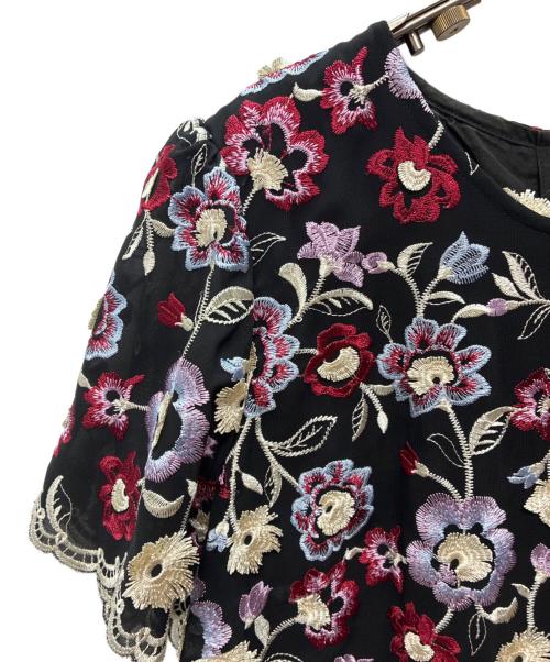 Rose Tiara（ローズティアラ）Rose Tiara (ローズティアラ) レースワンピース ブラック サイズ:42の古着・服飾アイテム