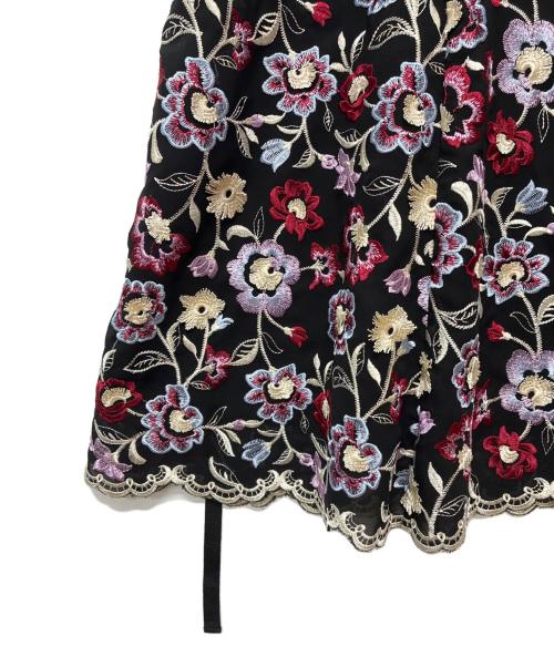 Rose Tiara（ローズティアラ）Rose Tiara (ローズティアラ) レースワンピース ブラック サイズ:42の古着・服飾アイテム
