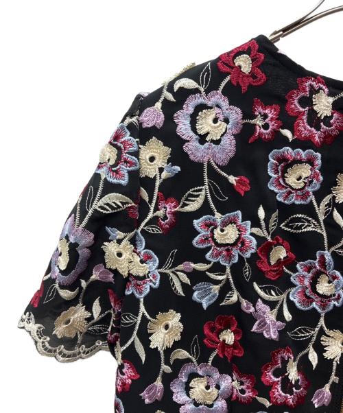 Rose Tiara（ローズティアラ）Rose Tiara (ローズティアラ) レースワンピース ブラック サイズ:42の古着・服飾アイテム