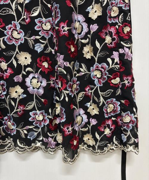 Rose Tiara（ローズティアラ）Rose Tiara (ローズティアラ) レースワンピース ブラック サイズ:42の古着・服飾アイテム