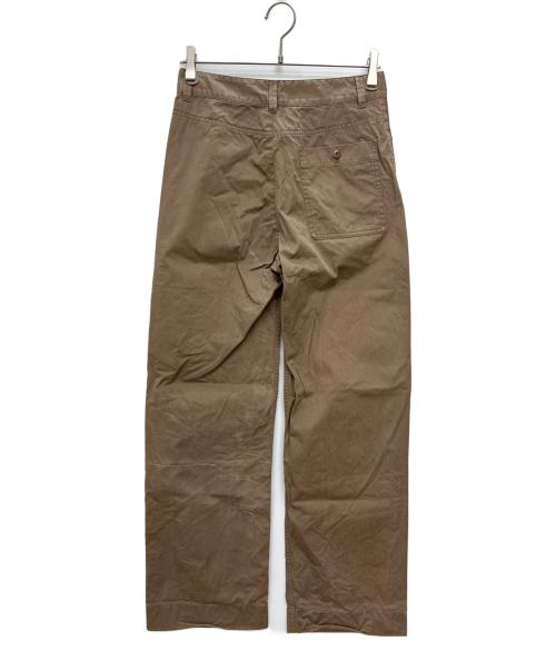 LEMAIRE（ルメール）LEMAIRE (ルメール) コットンワイドパンツ ブラウン サイズ:SIZE 34の古着・服飾アイテム