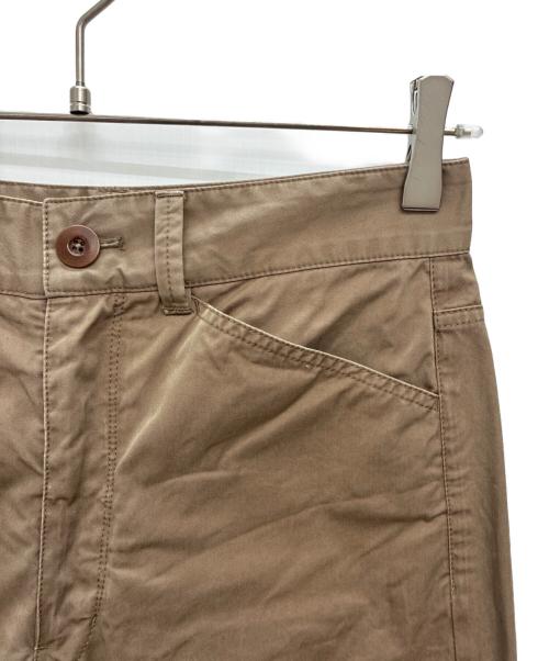 LEMAIRE（ルメール）LEMAIRE (ルメール) コットンワイドパンツ ブラウン サイズ:SIZE 34の古着・服飾アイテム