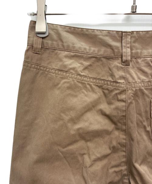 LEMAIRE（ルメール）LEMAIRE (ルメール) コットンワイドパンツ ブラウン サイズ:SIZE 34の古着・服飾アイテム
