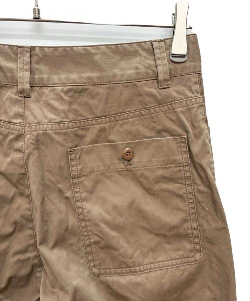 LEMAIRE（ルメール）LEMAIRE (ルメール) コットンワイドパンツ ブラウン サイズ:SIZE 34の古着・服飾アイテム