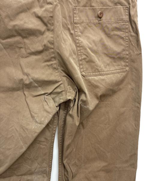 LEMAIRE（ルメール）LEMAIRE (ルメール) コットンワイドパンツ ブラウン サイズ:SIZE 34の古着・服飾アイテム