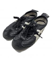 Onitsuka Tiger（オニツカタイガー）の古着「MEXICO'66 ローカットスニーカー」｜ブラック×ホワイト