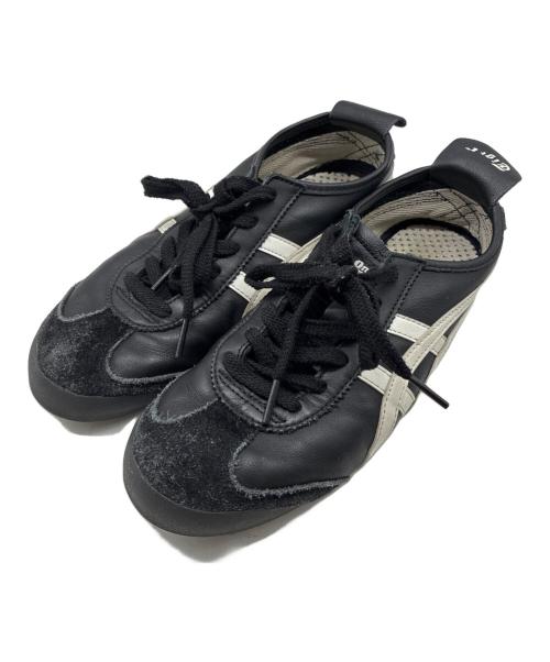 Onitsuka Tiger（オニツカタイガー）Onitsuka Tiger (オニツカタイガー) MEXICO'66 ローカットスニーカー ブラック×ホワイト サイズ:24.5cmの古着・服飾アイテム