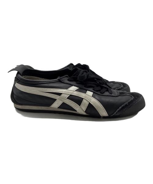 Onitsuka Tiger（オニツカタイガー）Onitsuka Tiger (オニツカタイガー) MEXICO'66 ローカットスニーカー ブラック×ホワイト サイズ:24.5cmの古着・服飾アイテム