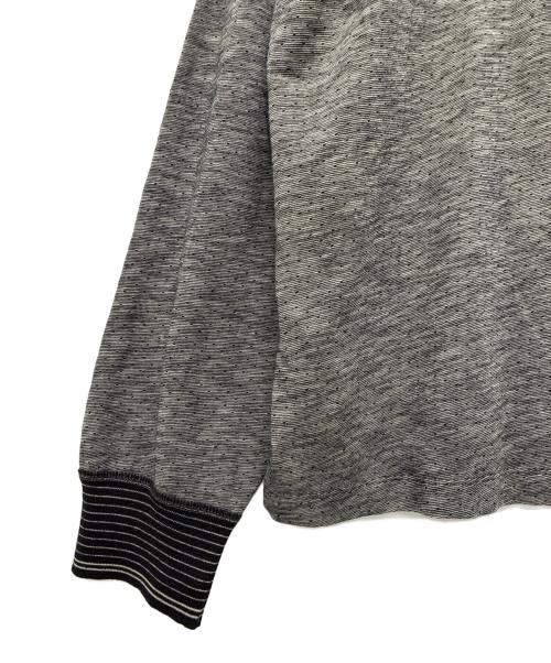 RRL（ダブルアールエル）RRL (ダブルアールエル) インディゴ ジャカード ヘンリーネック シャツ ブラック/マルチ サイズ:XXLの古着・服飾アイテム