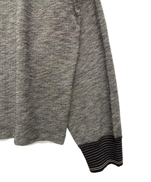 RRL（ダブルアールエル）RRL (ダブルアールエル) インディゴ ジャカード ヘンリーネック シャツ ブラック/マルチ サイズ:XXLの古着・服飾アイテム