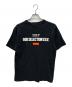 GOD SELECTION XXX (ゴッド セレクション トリプルエックス) CASBA (カズバ) Inside23 (インサイドミー) トリプルコラボ 半袖Tシャツ ブラック サイズ:M：9000円