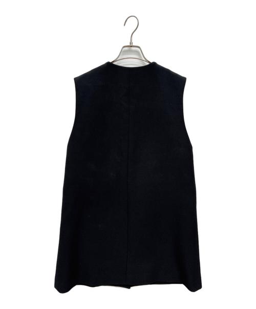 CELFORD（セルフォード）CELFORD (セルフォード) 23AWパールネックロングベスト ブラック サイズ:SIZE ONEの古着・服飾アイテム