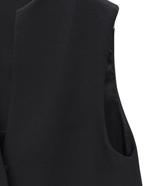 CELFORD（セルフォード）CELFORD (セルフォード) 23AWパールネックロングベスト ブラック サイズ:SIZE ONEの古着・服飾アイテム