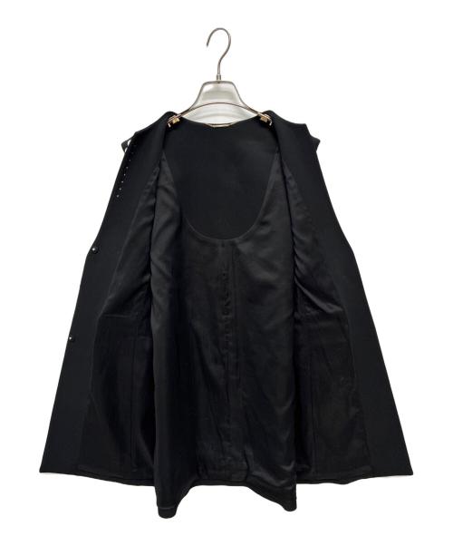 CELFORD（セルフォード）CELFORD (セルフォード) 23AWパールネックロングベスト ブラック サイズ:SIZE ONEの古着・服飾アイテム