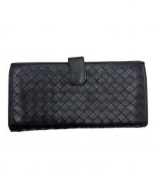 BOTTEGA VENETA（ボッテガベネタ）の古着「長財布」｜ブラック