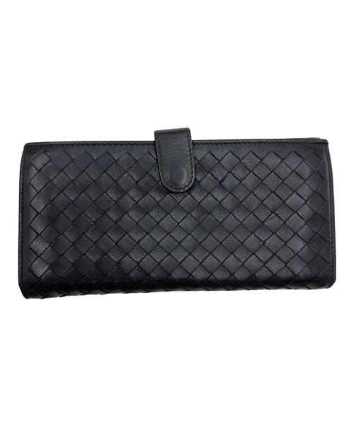 BOTTEGA VENETA（ボッテガベネタ）BOTTEGA VENETA (ボッテガベネタ) 長財布 ブラックの古着・服飾アイテム