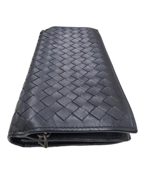 BOTTEGA VENETA（ボッテガベネタ）BOTTEGA VENETA (ボッテガベネタ) 長財布 ブラックの古着・服飾アイテム