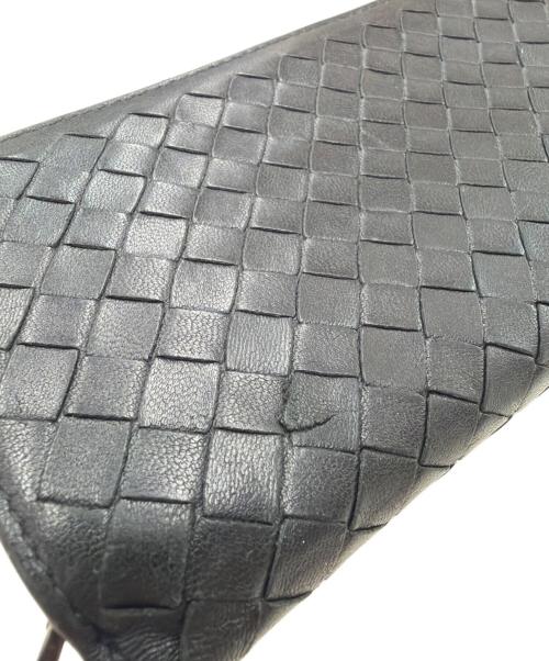 BOTTEGA VENETA（ボッテガベネタ）BOTTEGA VENETA (ボッテガベネタ) 長財布 ブラックの古着・服飾アイテム