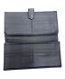 中古・古着 BOTTEGA VENETA (ボッテガベネタ) 長財布 ブラック：10000円
