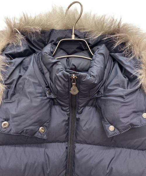 MONCLER（モンクレール）MONCLER (モンクレール) ダウンコート　ABELLE GIUBBOTTO ネイビー サイズ:14(164cm)の古着・服飾アイテム