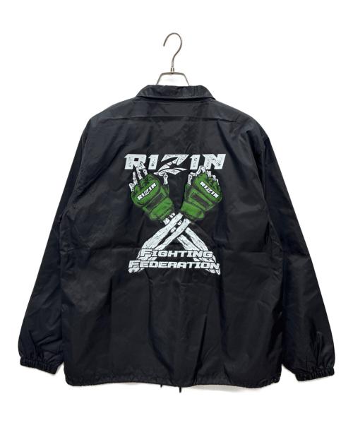 RIZIN（ライジン）RIZIN (ライジン) RIZIN GLOVE 3 コーチジャケット ブラック サイズ:XLの古着・服飾アイテム
