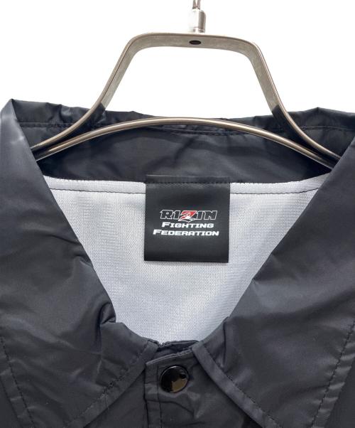 RIZIN（ライジン）RIZIN (ライジン) RIZIN GLOVE 3 コーチジャケット ブラック サイズ:XLの古着・服飾アイテム