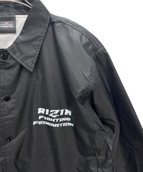 RIZIN（ライジン）RIZIN (ライジン) RIZIN GLOVE 3 コーチジャケット ブラック サイズ:XLの古着・服飾アイテム