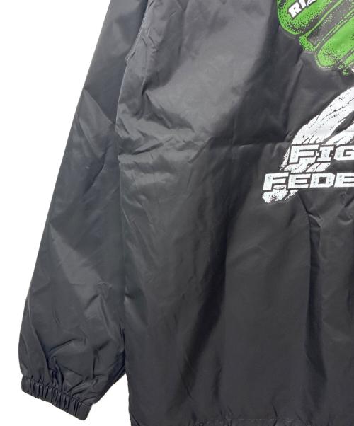 RIZIN（ライジン）RIZIN (ライジン) RIZIN GLOVE 3 コーチジャケット ブラック サイズ:XLの古着・服飾アイテム
