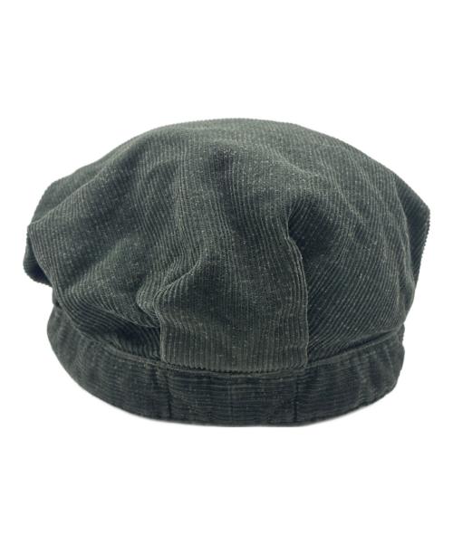 RRL（ダブルアールエル）RRL (ダブルアールエル) コーデュロイ レイルロード キャップ ダーク シー フォームの古着・服飾アイテム
