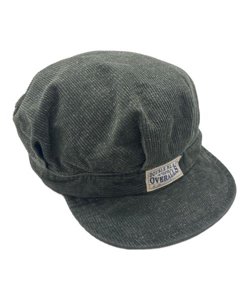 RRL（ダブルアールエル）RRL (ダブルアールエル) コーデュロイ レイルロード キャップ ダーク シー フォームの古着・服飾アイテム