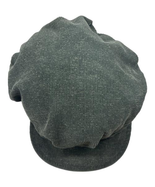 RRL（ダブルアールエル）RRL (ダブルアールエル) コーデュロイ レイルロード キャップ ダーク シー フォームの古着・服飾アイテム