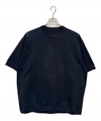 ENNOYエンノイ）の古着「Short Sleeve Hem Rib Tee "Navy"」｜ネイビー