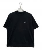 ENNOYエンノイ）の古着「ラバーロゴ 半袖Tシャツ」｜ブラック